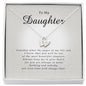 Initials Heart Necklace, Gift for Daughter from Mom / Dad