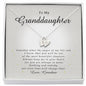 Initials Heart Necklace, Gift for Granddaughter from Grandma