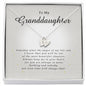 Initials Heart Necklace, Gift for Granddaughter from Grandma and Grandpa