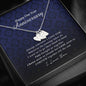 Initials Heart Necklace, Happy One Year Anniversary