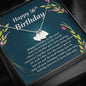 Initials Heart Necklace, Happy 56th Birthday