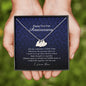 Initials Heart Necklace, Happy Two Year Anniversary