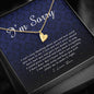 Initials Heart Necklace, I'm Sorry Gift, Apology Gift For Her, Forgiveness Gift, I’m Sorry Gift For Wife / Girlfriend, Jewelry Card