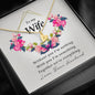 Wife Jewelry, Initials Heart Necklace