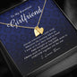 Engraved Heart Necklace, To My Beautiful Girlfriend