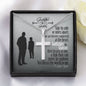 Godfather and Godson Gift, Engraved Cross Necklace, Gift for Godson from Godfather, Jewelry Message Card for Him, Birthday Gift, Keepsake Necklace