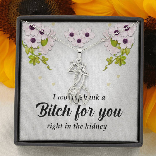 Giraffe Necklace, Best Friend Gift