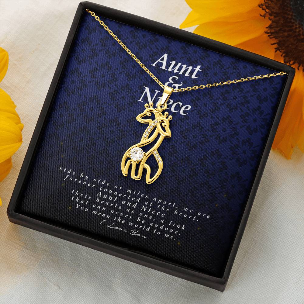 Giraffe Necklace | Aunt and Niece Gift