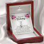 Petite Ribbon Pendant Necklace, Happy 47th Birthday