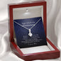Petite Ribbon Pendant Necklace, 66th Anniversary Gift
