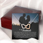 To My Soulmate, Interlocking Heart Necklace