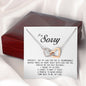 I'm Sorry Gift, Interlocking Heart Necklace