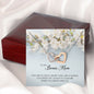 Bonus Mom Gift, Interlocking Heart Necklace