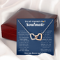 Interlocking Heart Necklace | To My Smokin Hot Soulmate | Soulmate Gift | Soulmate Jewelry | Soulmate Anniversary Gift | Christmas Gift Idea