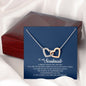 To My Soulmate, Interlocking Heart Necklace