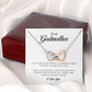 To My Godmother, Interlocking Heart Necklace