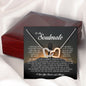 To My Soulmate, Interlocking Heart Necklace