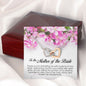 To the Mother of the Bride Gift, Interlocking Heart Necklace