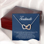 To My Soulmate, Interlocking Heart Necklace