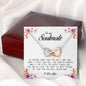 To My Soulmate, Interlocking Heart Necklace