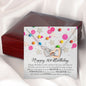 Happy 16th Birthday, Interlocking Heart Necklace