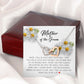 Mother of The Groom Gift, Interlocking Heart Necklace