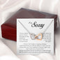 I'm Sorry Gift, Interlocking Heart Necklace