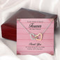 To My Maid of Honor, Interlocking Heart Necklace