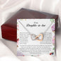 To My Daughter In Law, Interlocking Heart Necklace