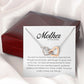 Mother of the Bride, Interlocking Heart Necklace
