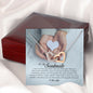 To My Soulmate, Interlocking Heart Necklace