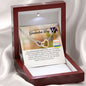 To a Beautiful Girl on Her Graduation Day, Interlocking Heart Necklace