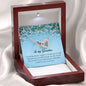 To My Grandma, Interlocking Heart Necklace
