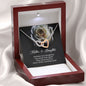 Mother & Daughter Gift, Interlocking Heart Necklace