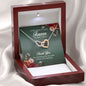 To My Maid of Honor, Interlocking Heart Necklace