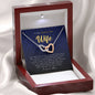 Interlocking Heart Necklace, To My Smokin' Hot Wife