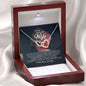 To My Smokin Hot Wife, Interlocking Heart Necklace