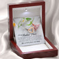 To My Badass Niece, Interlocking Heart Necklace