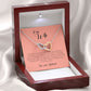 To My Wife, Interlocking Heart Necklace