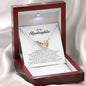 To My Stepdaughter Gift, Interlocking Heart Necklace