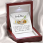 To My Lovely Niece, Interlocking Heart Necklace