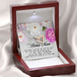 Bonus Mom Gift, Interlocking Heart Necklace