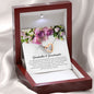 Grandmother & granddaughter v2-02 Interlocking Heart Necklace