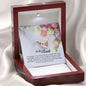 To The Bride Gift, Interlocking Heart Necklace