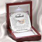 To My Soulmate, Interlocking Heart Necklace