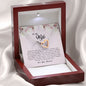 To My Wife , Interlocking Heart Necklace