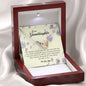To Our Granddaughter, Interlocking Heart Necklace