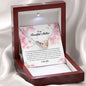 To My Beautiful Mother, Interlocking Heart Necklace