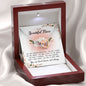 To My Beautiful Niece, Interlocking Heart Necklace