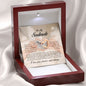 To My Soulmate, Interlocking Heart Necklace